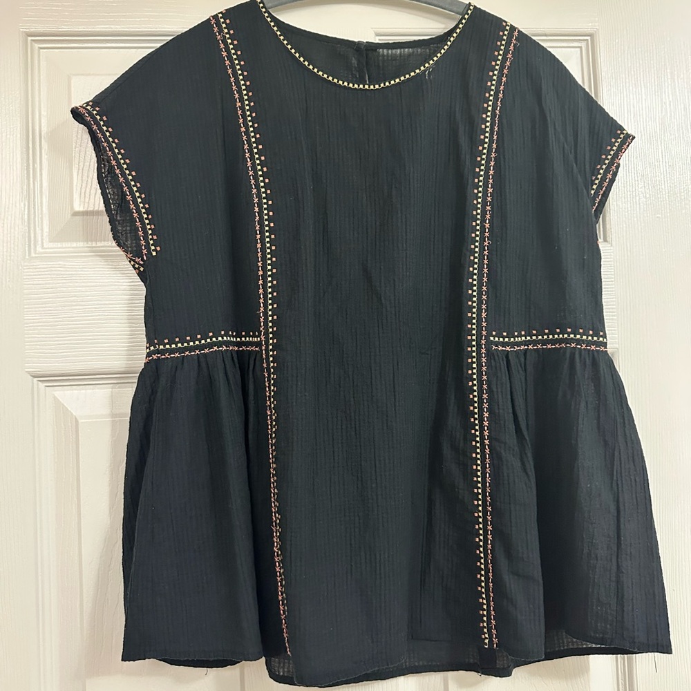 Madewell Black Shirt XXS
